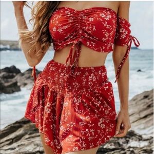 Two piece shorts set